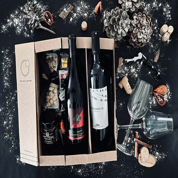 Red wine gift box